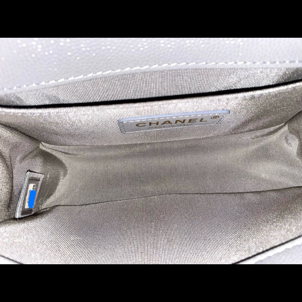 CHANEL BOY BAG SM GREY GHW - Picture 12 of 16